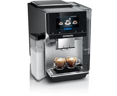 Siemens Macchina da caffè EQ.700 integrale TQ707D03, controllo app, display full touch intuitivo, fino a 30 individ. Creazioni di caffè preferite, pulizia automatica a vapore, 1500 W, nero