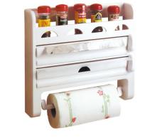 Toyma, 555, Scaffale portaspezie con portarotolo da cucina