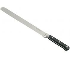 Home Professional Coltello Pane, Acciaio Inox, Nero, 24 cm