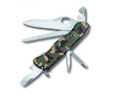 Victorinox, coltellino svizzero Trailmaster (12 funzioni, lama bloccabile con una mano, seghetto per legno), colore mimetico