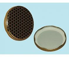 TAPPI TAPPO PER VASI VASETTO IN VETRO PER MIELE Ø mm. 82 CF. PEZZI 100