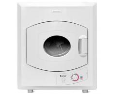 GOPLUS Libera Installazione Asciugatrice Centrifuga a Pompa di Calore Silenzioso Carica Frontale Capacità 4kg/75L, 1400W Bianco Asciugatrice