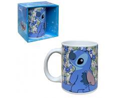 Tazza in ceramica, Stitch, Lilo & Stitch, Disney, tazza mug, 350 ml, in scatola