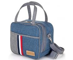 In-Dispensable Borsa Termica Porta Pranzo 5,6L - Borsina Frigo Piccola per Alimenti Caldi o Freddi per Ufficio, Scuola, PIC Nic x Uomo, Donna e Bambini