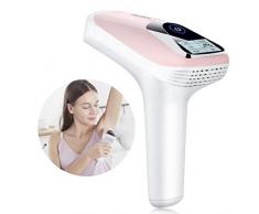 Epilatore Luce Pulsata per Donna Professionale Laser Depilatore con 500000 Impulsi di Luce per Viso Ascelle Zona Bikini Gambe Corpo - IPL Depilazione Macchina