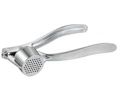 Spremiaglio in Acciaio, spremi Aglio per Zenzero, utensile da Cucina, spremiaglio Facile da Pulire e antiruggine, spremiaglio Robusto, Impugnatura ergonomica Morbida e Facile da spremere - di TRIXES