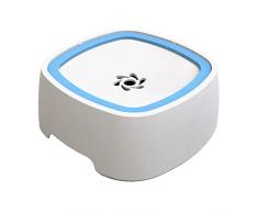 Ciotole galleggianti per cani, ciotola per acqua per cani da 1,5 litri antigoccia, ciotola per cani ad alimentazione lenta, distributore di acqua per animali domestici trasportato da veicoli, ciotole