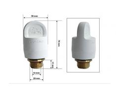 CALOR-Tappo di sicurezza caldaia ferro da stiro con Centrale vapore, colore: bianco