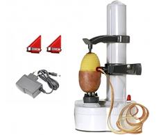 Apple Peeler - Pelapatate elettrico per frutta e verdura, pelapatate per patate, lama in acciaio inox