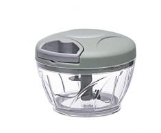 TOBILE Pelapatate Aglio Chopper 500/900Ml Manuale Ruota Frutta Verdura Taglierina Affettatrice Frantoio Frullatore Tritacarne - 500Ml Verde