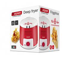 Beper 90.496N Friggitrice Elettrica Beper 1 Litro Rosso