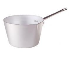 Pentole Agnelli Family Casseruola Conica, Acciaio Inossidabile, Argento, 18 cm