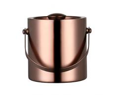 HUMINGG Secchiello per Il Ghiaccio Champagne da 3 Litri/Oro Rosa/Argento Liquore in Acciaio Inox Ghiaccio Freddo (Color : Champagne)