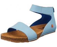 ART Creta, Sandali Piatti Donna, Azzurro Cielo, 36 EU