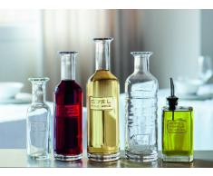 Optima - Bottiglia da tavola per condimenti, dosatore incluso, 0,25 l