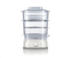 Philips HD9125/00 Vaporiera con Infusore di aromi, 3 cestelli, Capacità 9 L - Daily Collection -