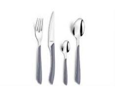 set di posate ECLAT grigio 24 pezzi.