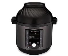 Instant Pot Pro Crisp 11-in-1 Friggitrice ad Aria / Pentola a Pressione Multifunzione in Acciaio Inossidabile, Adatta a Cucinare Patatine Fritte, Verdura e molto altro, 1500 W, 7,6 L - Nero