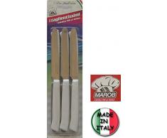 Marietti Coltelleria MRI089 Coltelli Tavola, Multicolore