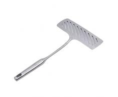 DLOETT - Pinza per barbecue in acciaio inox per bistecca fritta pala per pesce fritto per barbecue morsetto per pane da cucina morsetto per carne