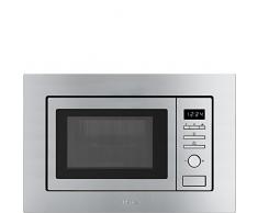 Smeg FMI017X Incasso Microonde con grill 20L 800W Acciaio inossidabile forno a microonde