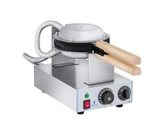 ALDKitchen Bubble per cialde WAFFEL dispositivo cialde macchina per Waffle Maker rcwm 1400 B (1.415 W, Bubble modello, Acciaio Inox/Alluminio)