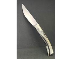 is lunas Coltello SARDO PATTADA Artigianale Manico in Corno Collezione Tascabile da Caccia