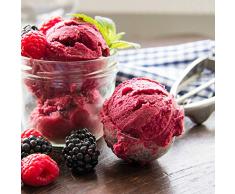 Relaxdays Porzionatore per Gelato, in Acciaio Inox, Anche per Frutta e Impasti, Cucchiaio Dosatore ∅ 39 mm, Argento