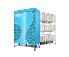 Stendibiancheria, stendino estraibile a grande capacità a tre strati Stendibiancheria doppia host a doppia velocità Funzionamento telecomandato meccanico per riscaldatore asciuga abiti commerciale per