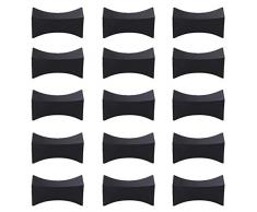 15 Pezzi Poggia Bacchette in Acciaio Inox,Tavola Porta Forchette Porta Bacchette Posate Porta Utensili Riutilizzabile Poggia Bacchette Giapponesi Sushi per Tavolo da Cucina Ristorante di Casa