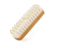 EQLEF Spazzola in camoscio, Spazzola per Scarpe Scamosciate Spazzola in Pelle Scamosciata per la Pulizia Decontaminazione di Scarpe/Stivali/Accessori in Pelle Scamosciata