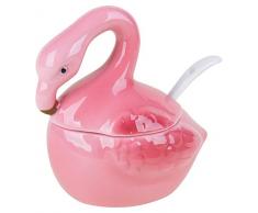 Excelsa Tropical Formaggera/Zuccheriera, Ceramica, Rosa