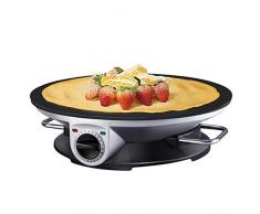 Crepiera Piastra per Crepe 1200W Temperatura Regolabile, Waffle Cone Maker Trebs Macchina Piastra Padella, Antiaderente per Frittelle Coni Cono Gelato Biscotti Rotolo Torta Griglia Ferro Forno