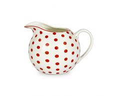 Isabelle Rose Lattiera in Porcellana Pois brocca per Latte bricco Rotondo 5057