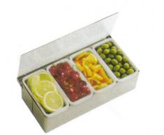 Paderno 41782-06 Porta Spezie 6 Vaschette, Acciaio Inox
