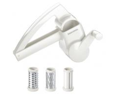 Tescoma 643882 Handy Grattugia a Manovella, Set Multifunzionale