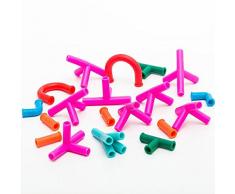 HasÃ«ndad Playz Kidz Set di cannucce per Bere, Multicolore, 27Â x 4Â x 21Â cm