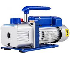 HODOY Pompa a vuoto rotativa a palette 9CFM 1HP a doppio stadio HVAC Auto AC Refrigerante Pompa a vuoto ad aria Degassaggio del vino Mungitura Aria condizionata Pompa a vuoto (9CFM 1HP)