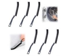 6 spazzole per la pulizia delle fessure, spazzola per la pulizia delle fughe, spazzola per la pulizia delle fughe, spazzola multifunzione per la pulizia delle fughe, spazzola per la pulizia delle