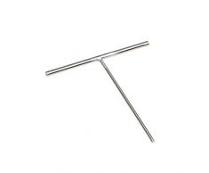 Cabilock - Crepiera Spreader in acciaio inossidabile a forma di T per crepe, fabbricazione spatola da cucina, pasta per crepe, strumento di stagno per la pasticceria