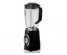 Frullatore da tavolo da cucina con bicchiere in plastica da 1.25L Mixer con regolazione velocità 500W con luce LED