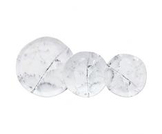 Tognana Servizio Piatti 18 Pezzi Sfera Yule Gres Porcellanato Bianco