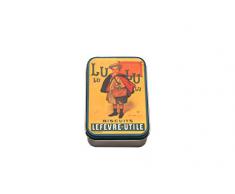 French Classics - Scatola di metallo, motivo con biscotti LU, 9,5 x 6 x 2,7 cm