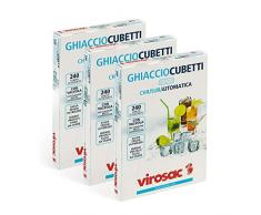 Virosac - Ghiaccio Cubetti - Sacchetti per la realizzazione di cubetti di ghiaccio, confezioni da 10 fogli, kit da 3 confezioni