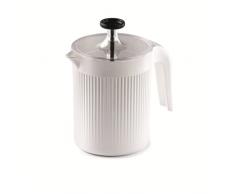 Snips | Cremix | Cappuccinatore Schiuma Latte | Montalatte Manuale per Cappuccino | Colore Bianco | 0,50 LT | 10 x 14,50 x 15,30 cm | Made in Italy | 0% BPA e phthalate free