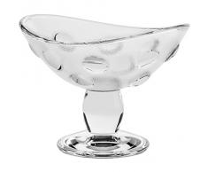 Coppe per gelato, coppe in vetro~DOTS~ transparente, 12,5 cm, Vetro trasparente(GELATO VERO powered by CRISTALICA)