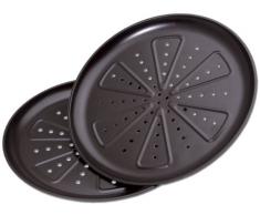 CHG 9776-46 Teglia per Pizza, 2 Pezzi, Diametro Ca. 28 Cm, in Nuova qualità Professionale, Resistente al Calore Fino A 250 Gradi