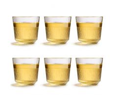 Libbey bicchiere da acqua Oyra - 266 ml / 26.6 cl – Set di 6 pezzi - Impilabile - Lavabile in lavastoviglie - Design moderno