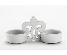Forme Idea - Saliera Sale di Donana in ceramica artigianale adatta come regalo, liste di nozze, compleanno, manufatto creativo, di arredo e di design. Handmade e made in Italy