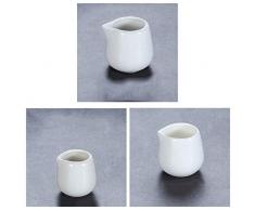 Salsiera per Latte, Brodo, Salsa Pentola in ceramica Pot da caffè in ceramica Tazza di latte Pura Porto Porto con o senza maniglia Ristorante Milk Pot Bistecca Salsa Saughe Pentola Zucchero (3 PC) per